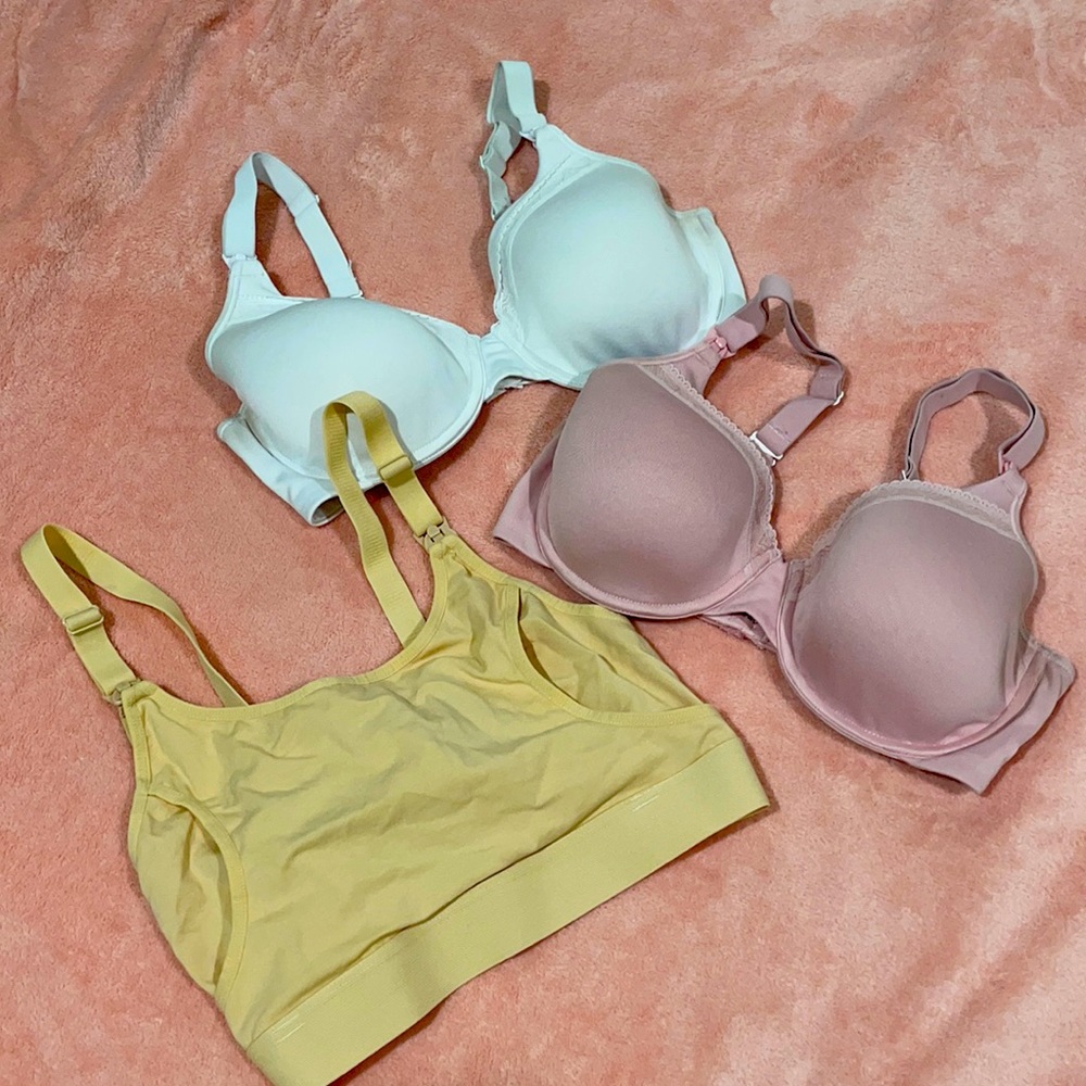 2 NURSING &1 PUMPING(nursing  BRA BUNDLE